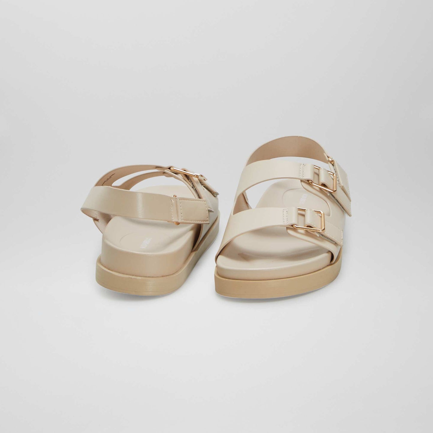Sandales double-bride BLANC