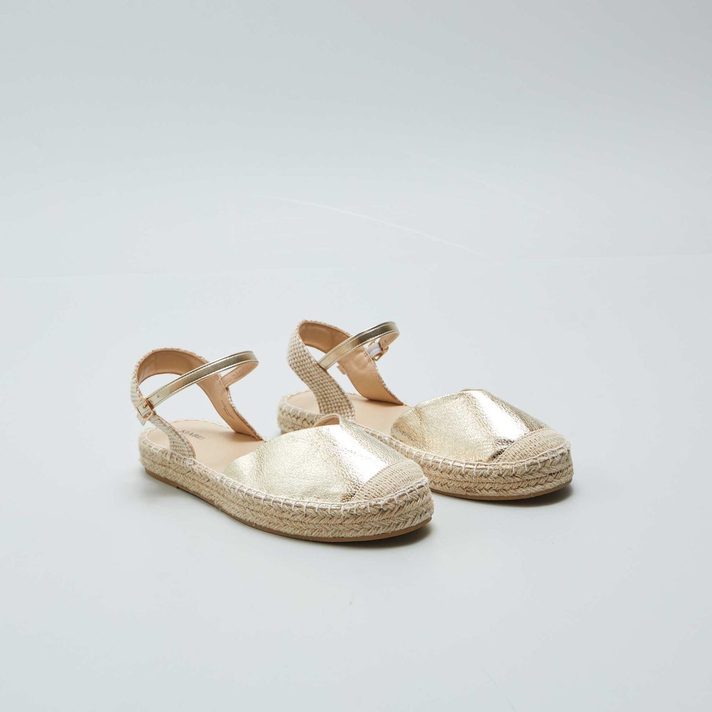 Sandales ferm es espadrilles Dor