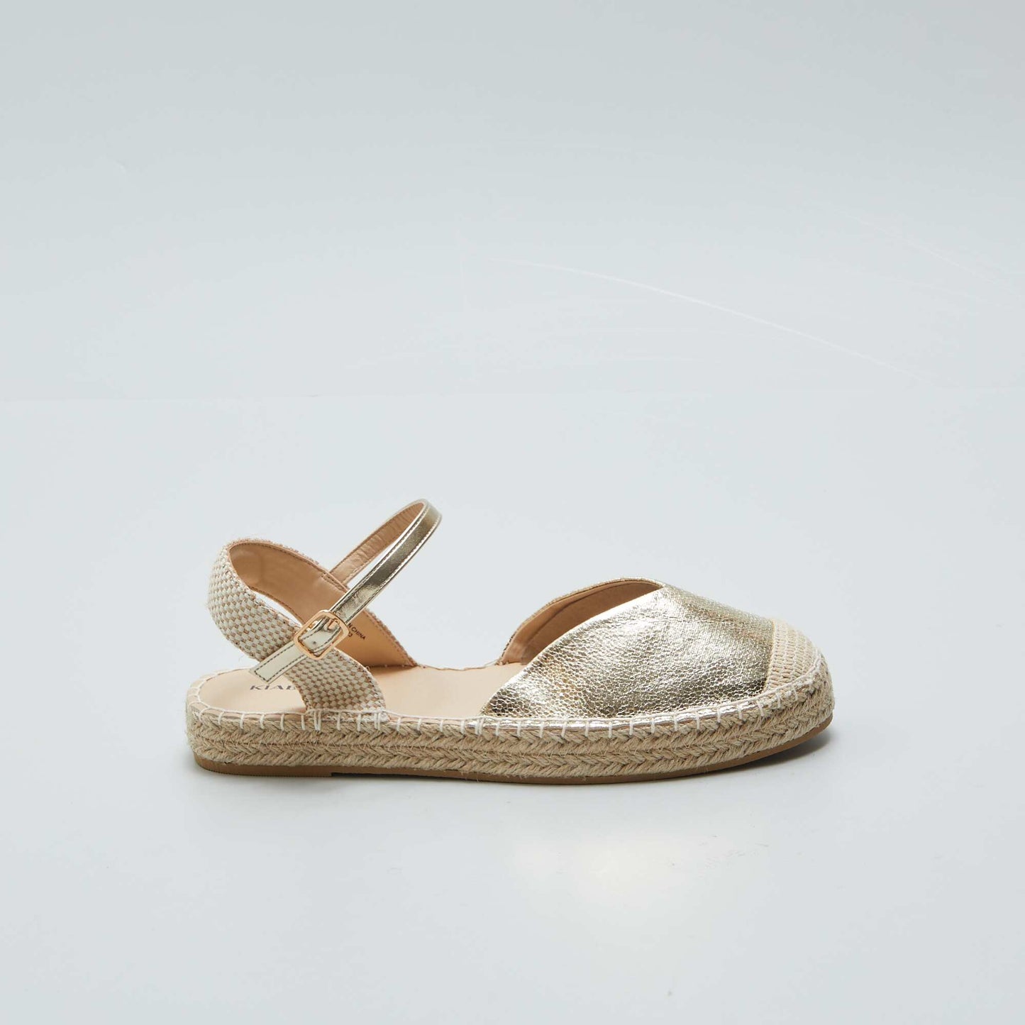 Sandales ferm es espadrilles Dor