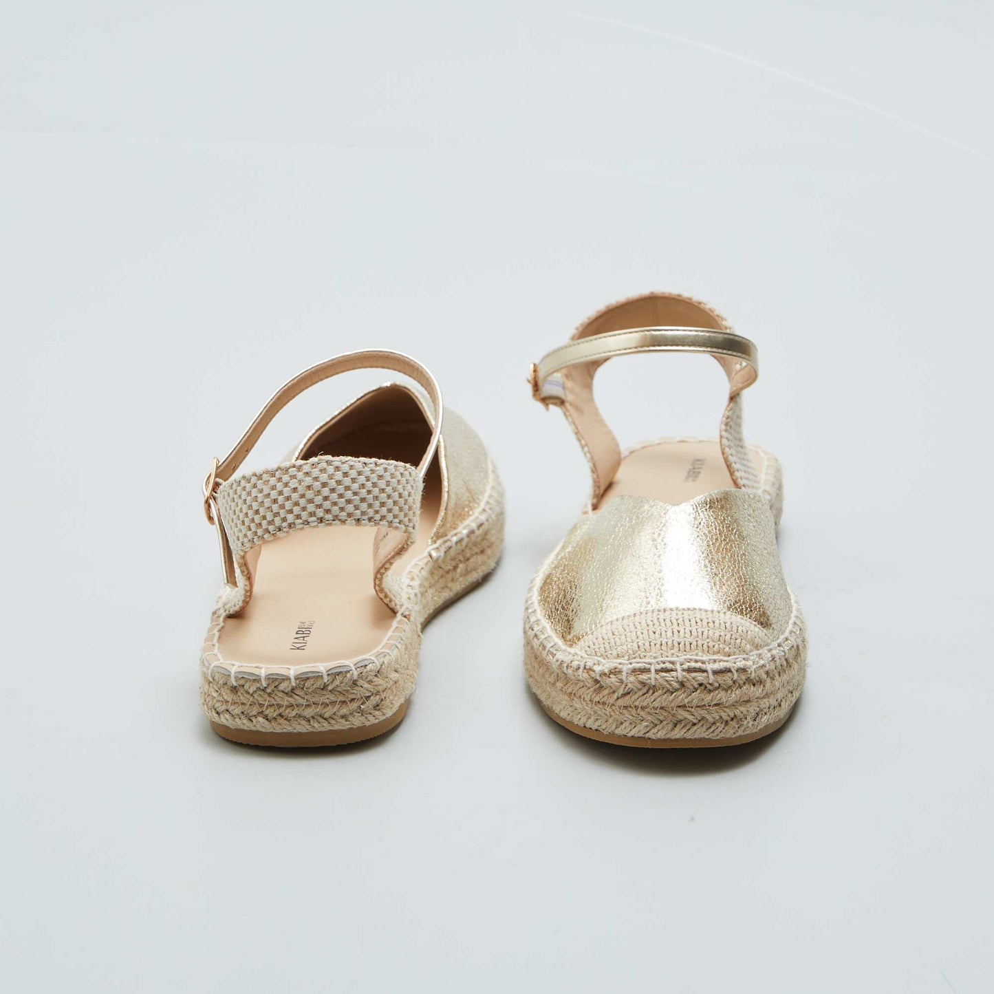 Sandales ferm es espadrilles Dor