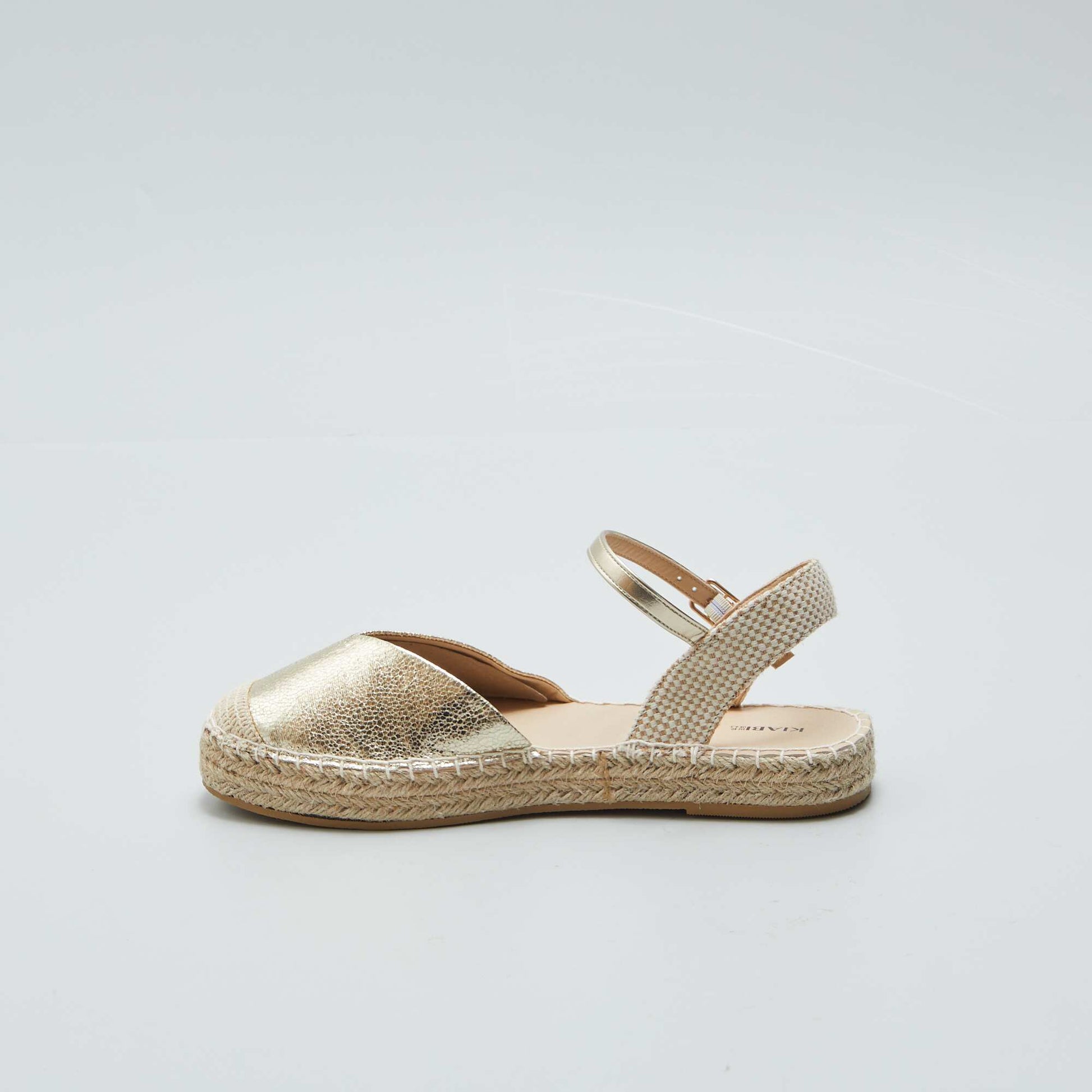 Sandales ferm es espadrilles Dor