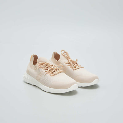 Baskets esprit running Rose