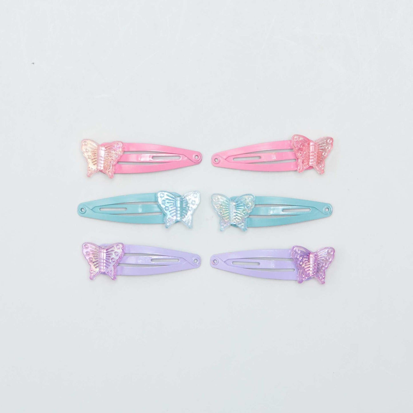 Pinces clic clac multicolore