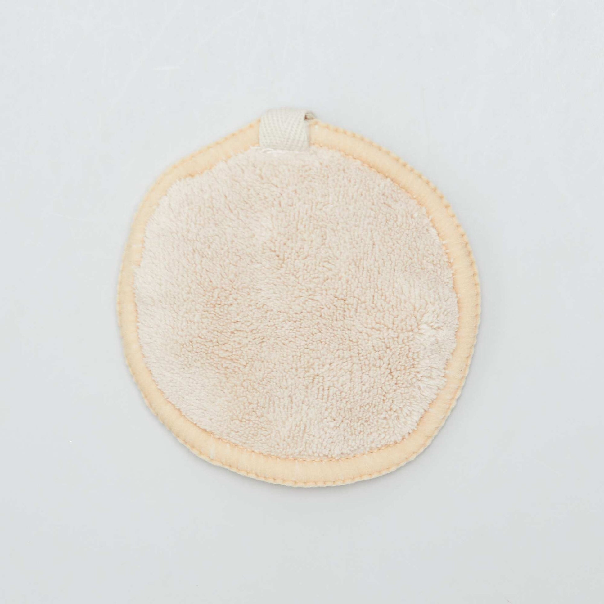 Lot de 3 cotons d maquillants lavables Beige