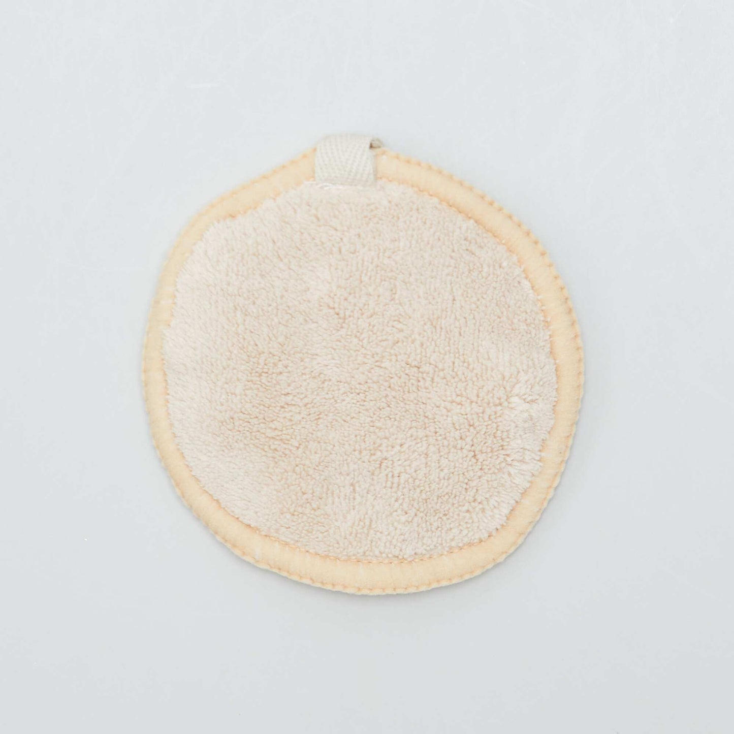 Lot de 3 cotons d maquillants lavables Beige