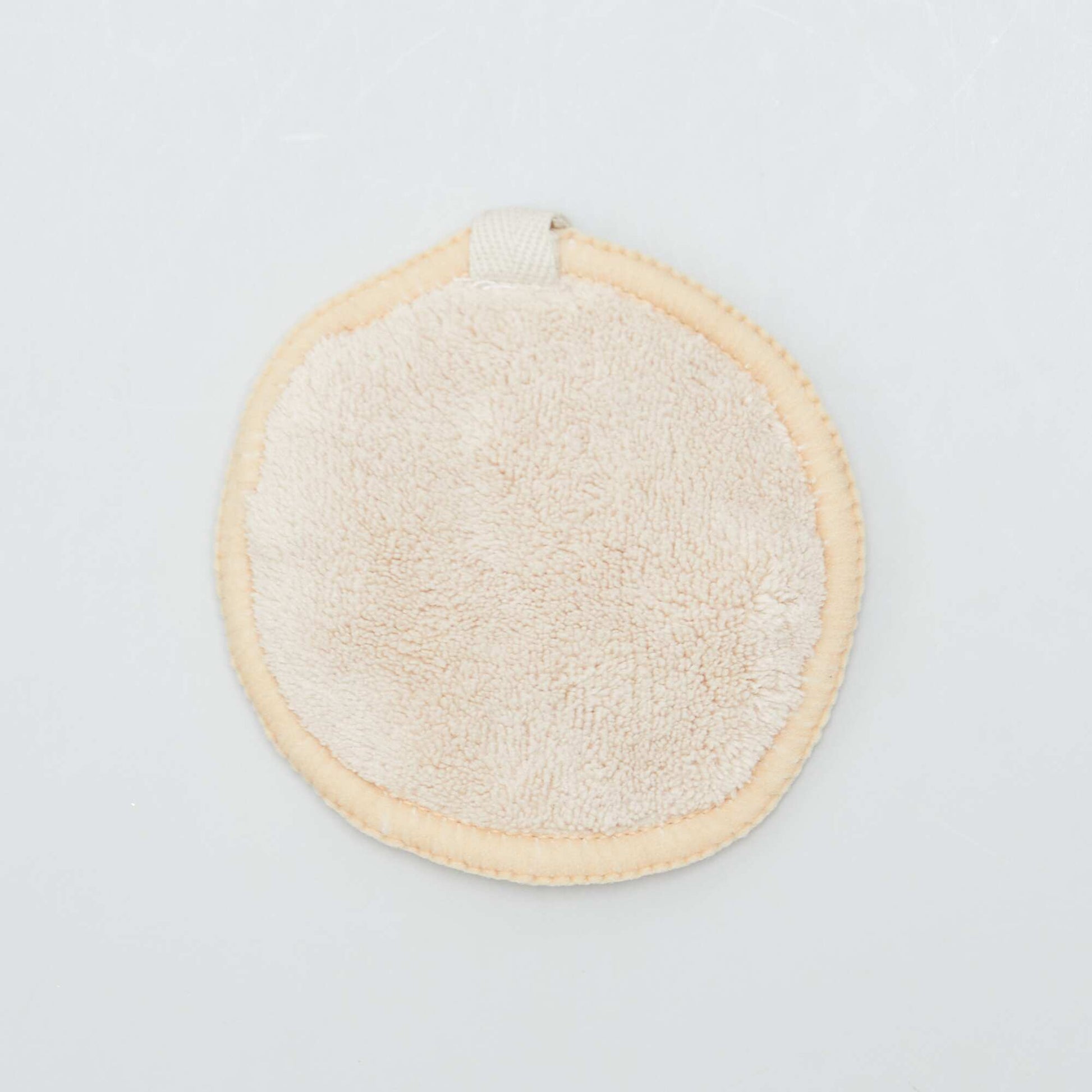 Lot de 3 cotons d maquillants lavables Beige