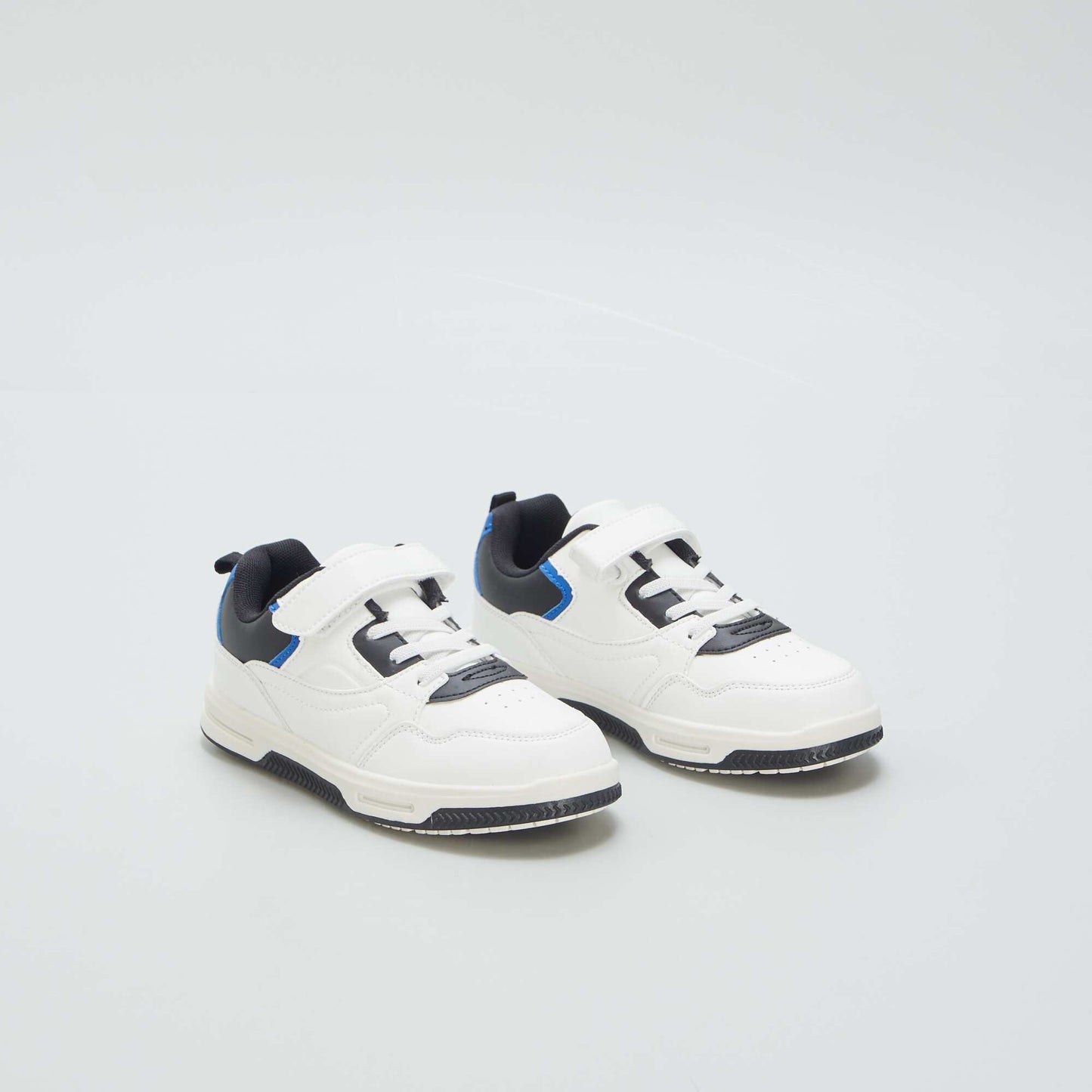 Baskets basses tricolores Blanc