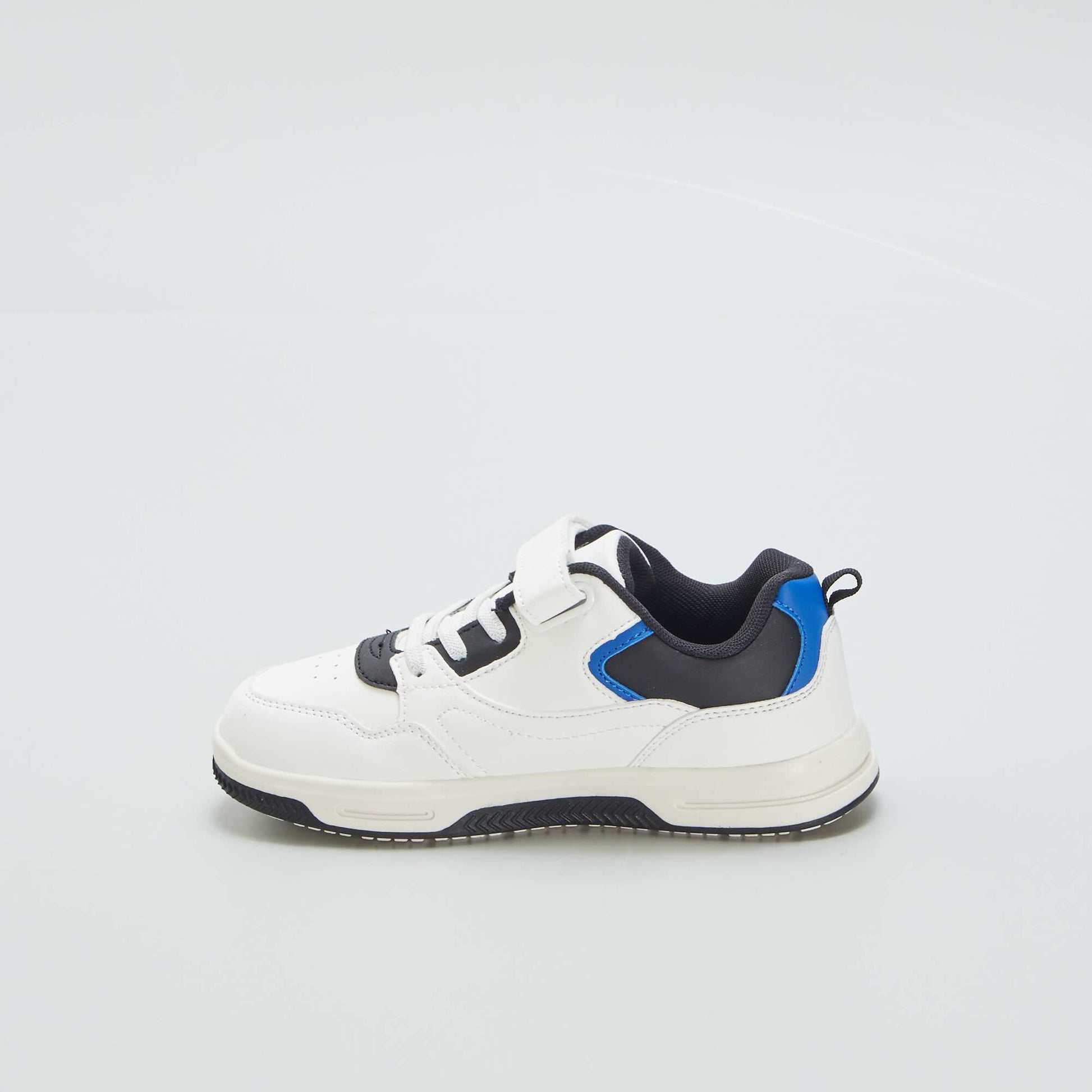 Baskets basses tricolores Blanc