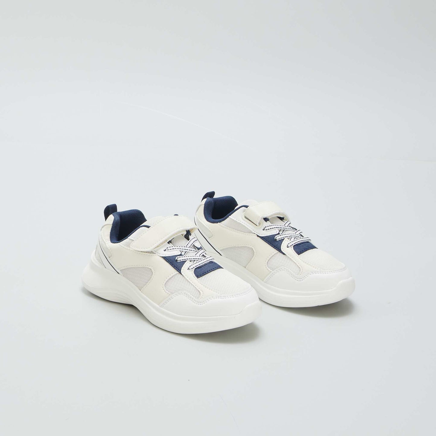 Baskets esprit running semelle chunky Blanc