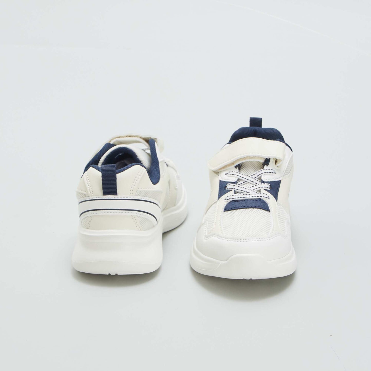 Baskets esprit running semelle chunky Blanc
