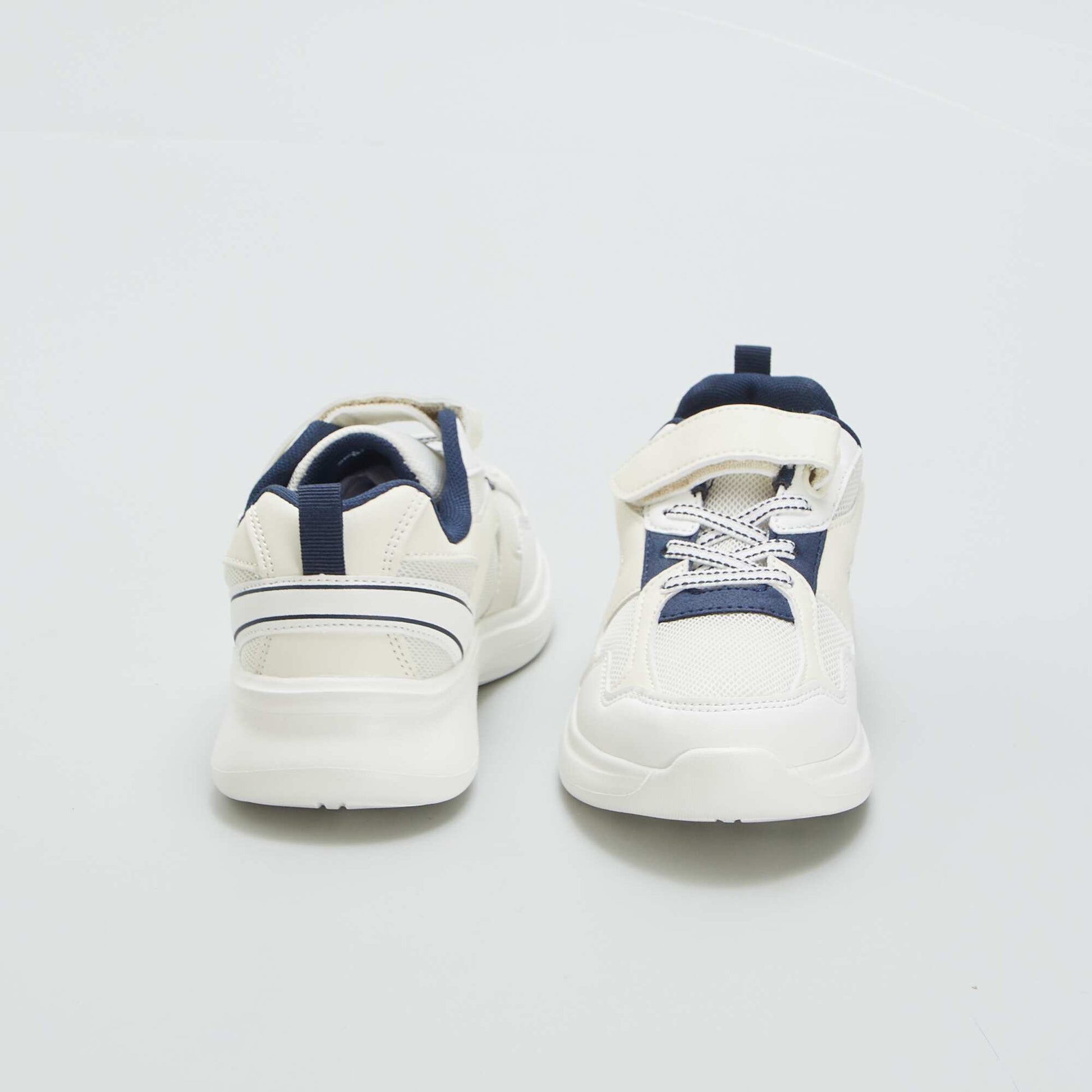 Baskets esprit running semelle chunky Blanc