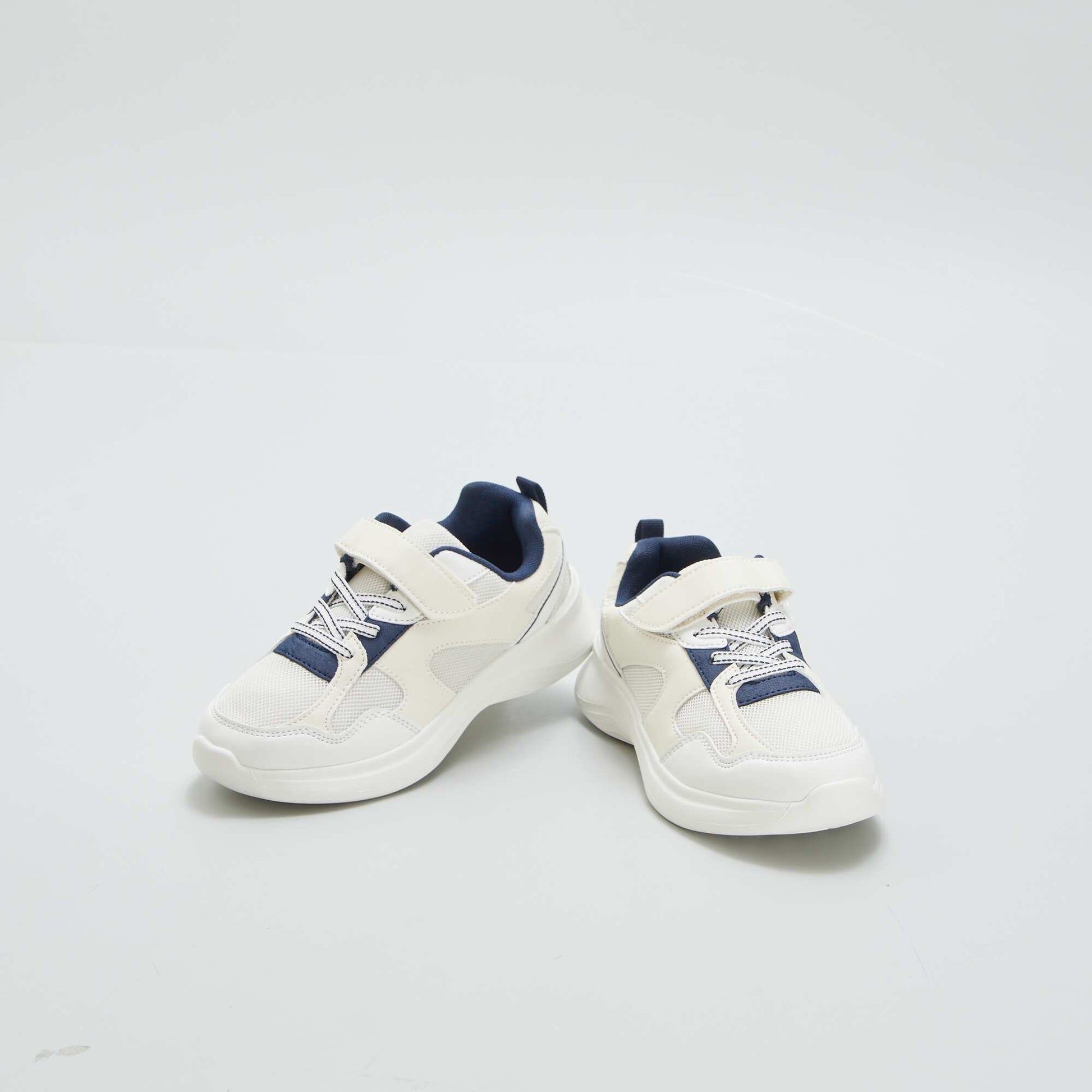 Baskets esprit running semelle chunky Blanc