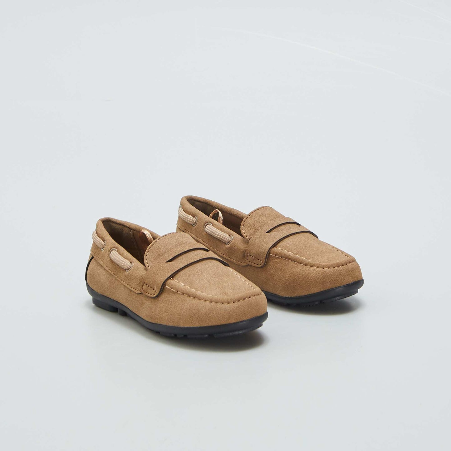 Mocassins fa on bateau Beige