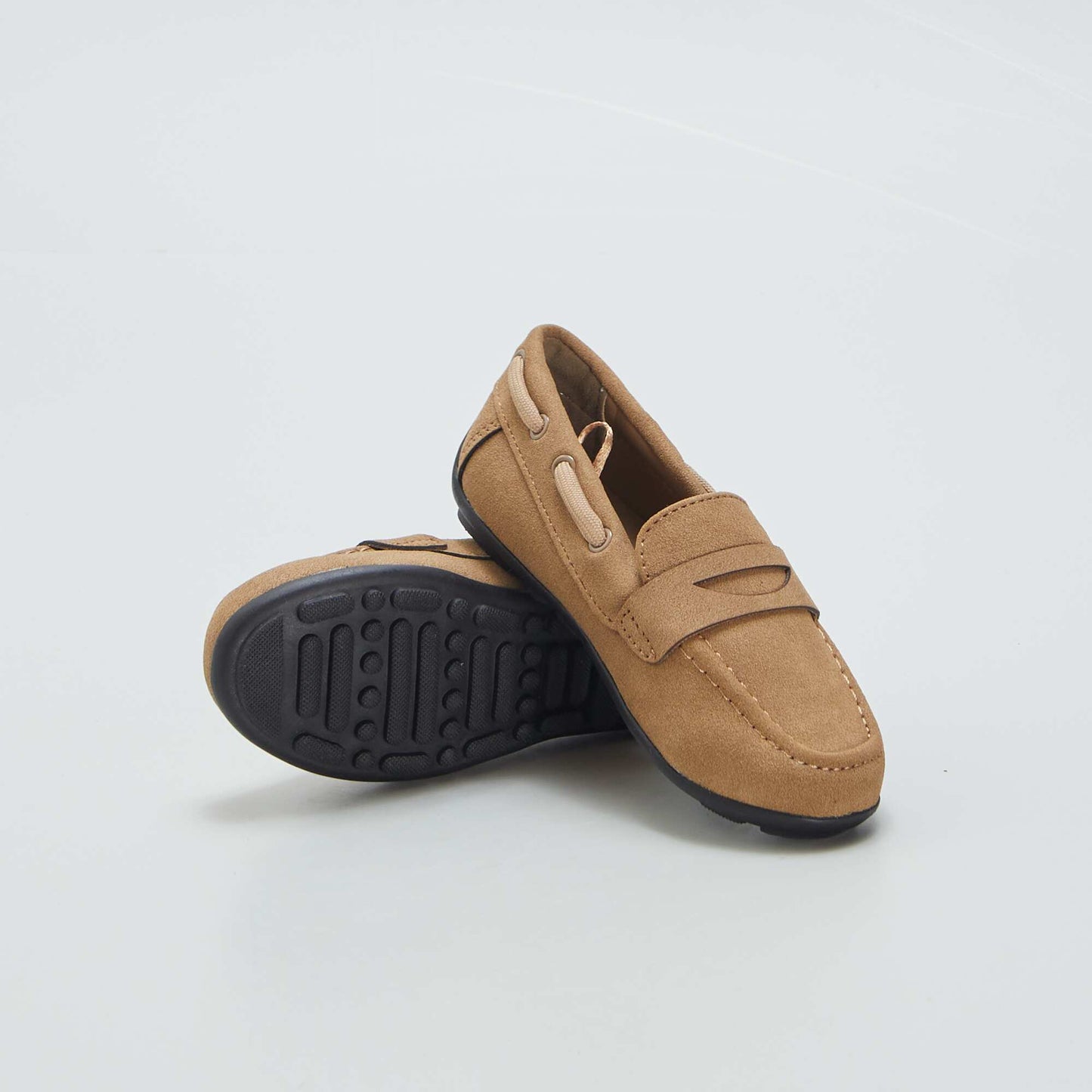 Mocassins fa on bateau Beige