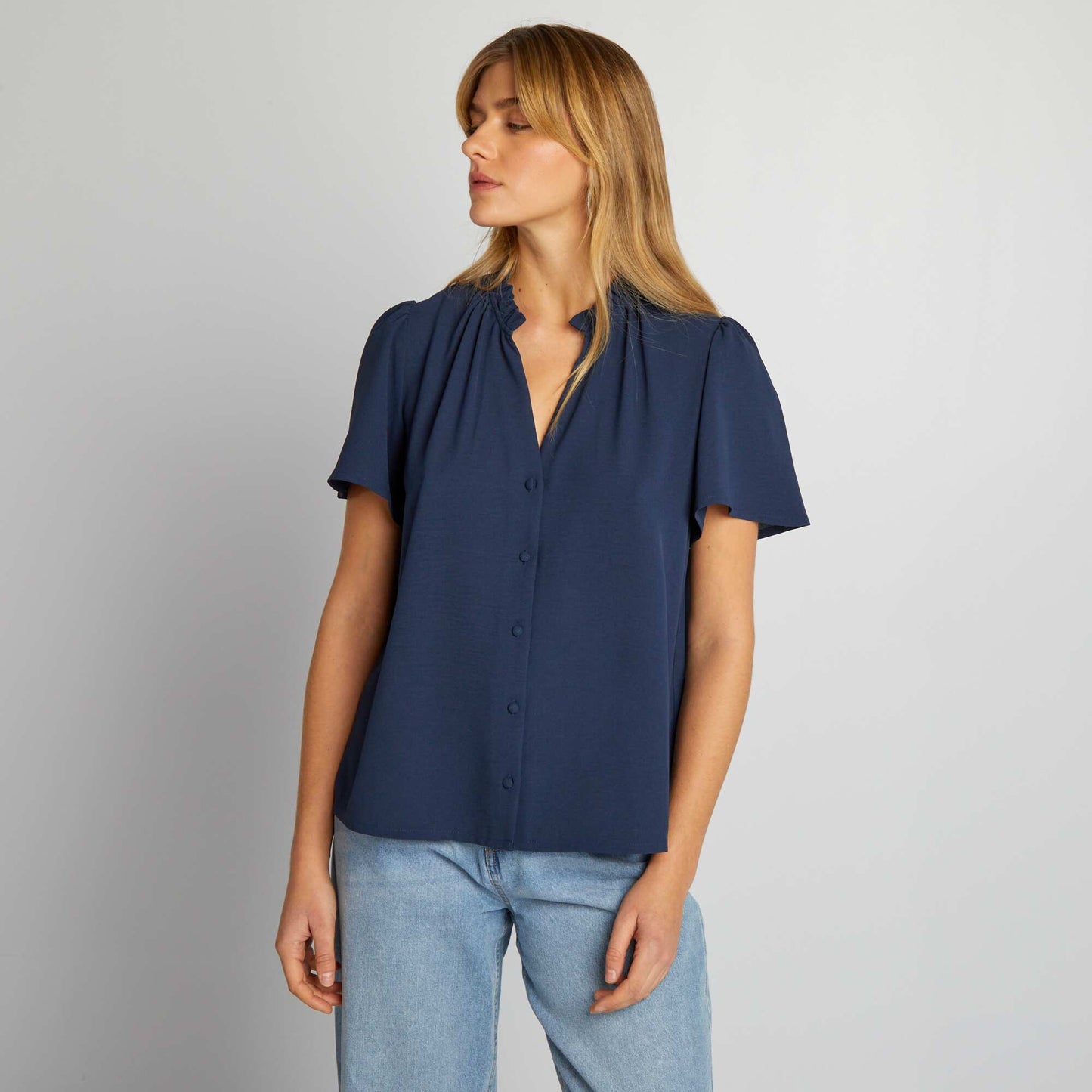 Blouse fluide Marine