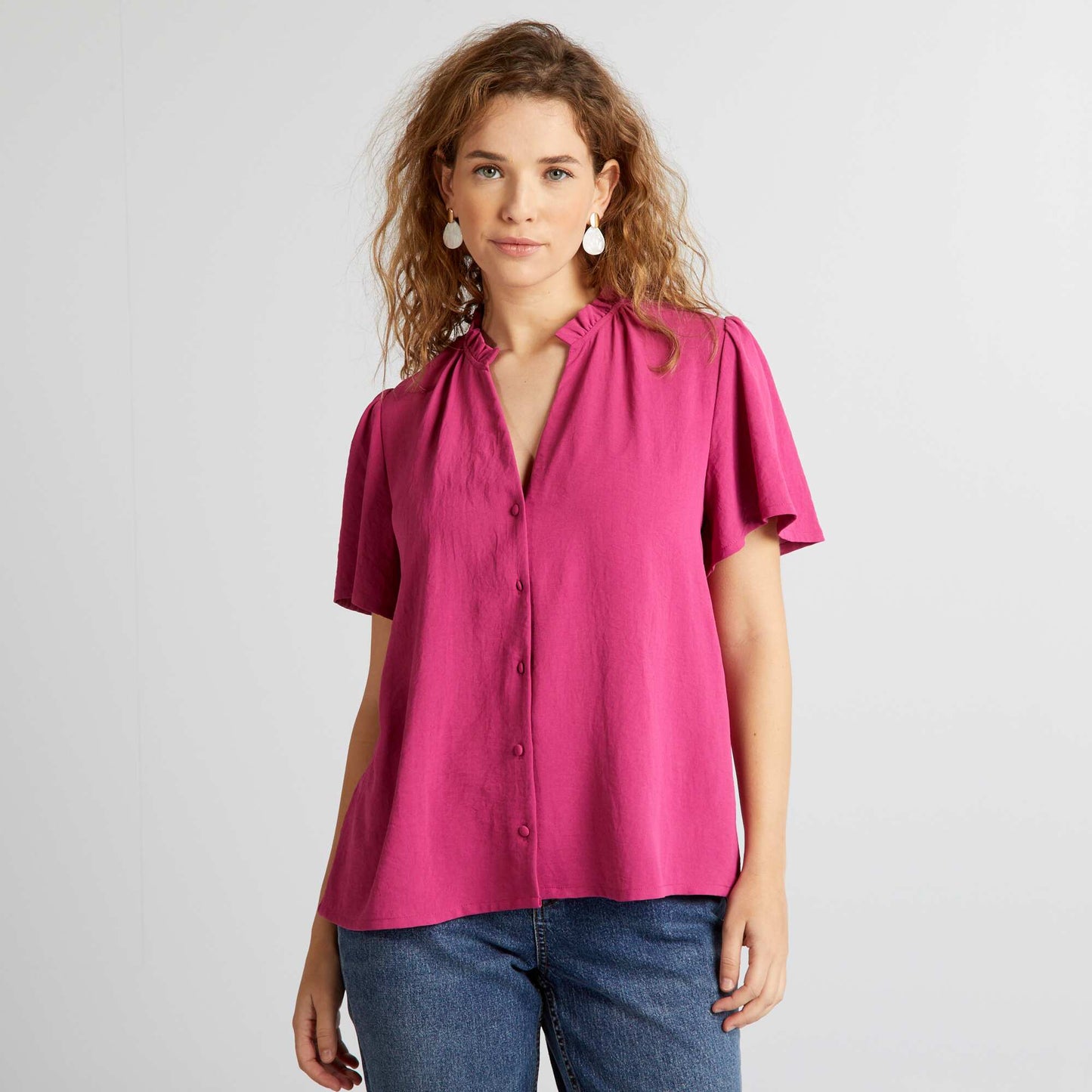 Blouse fluide Rose