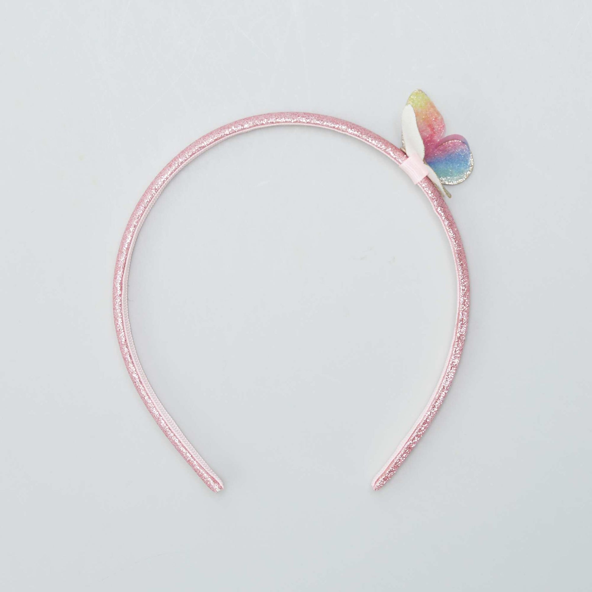 Serre-t te papillon Rose