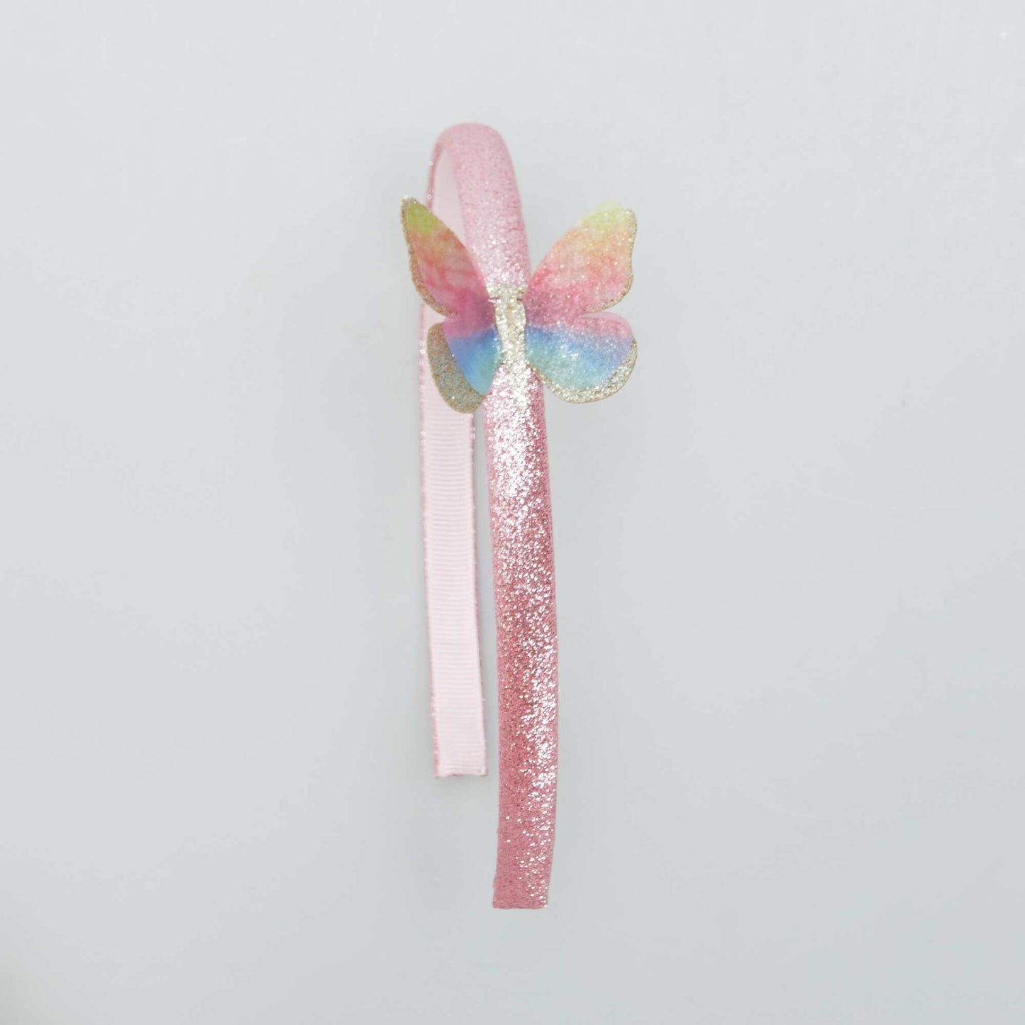 Serre-t te papillon Rose