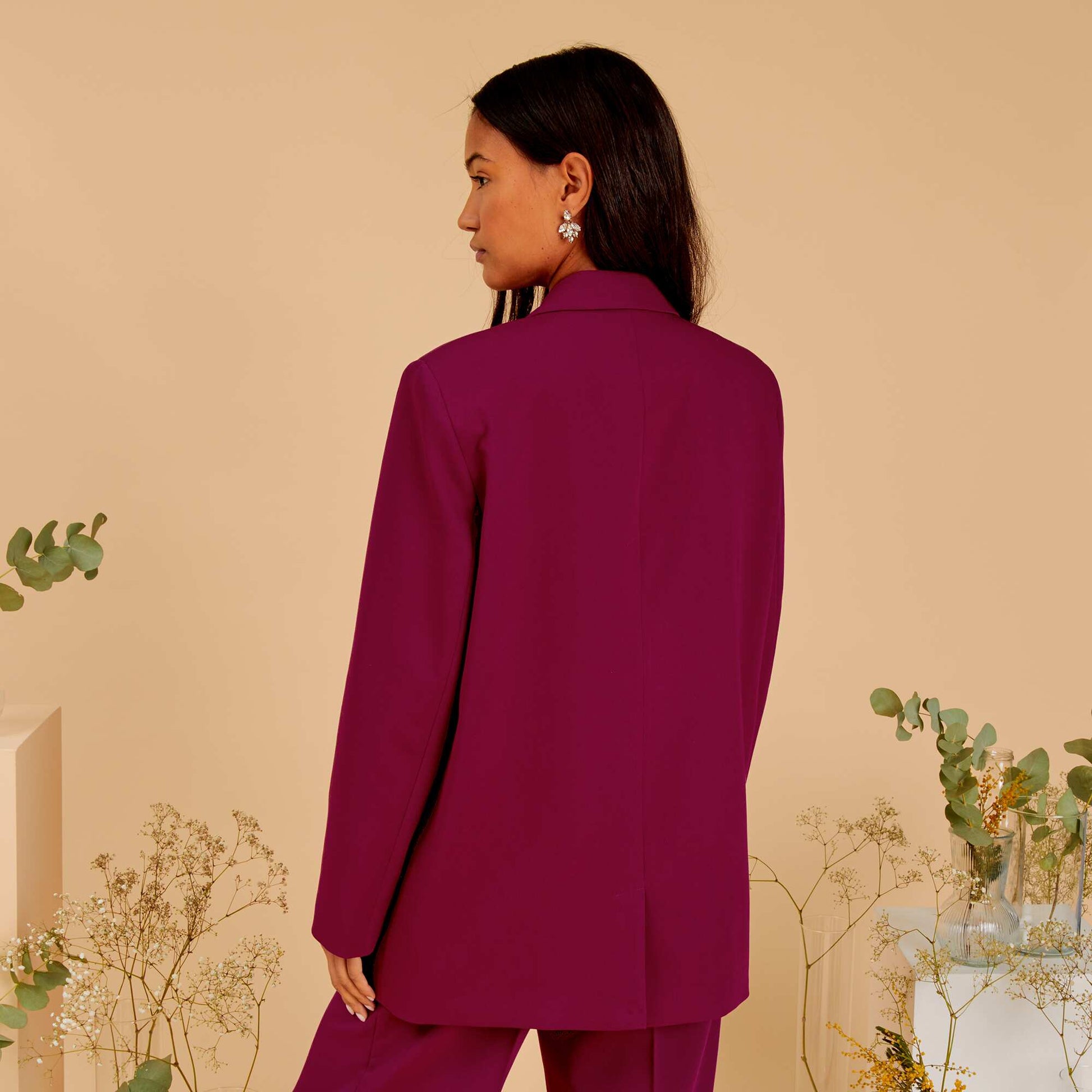 Veste de tailleur oversize Violet