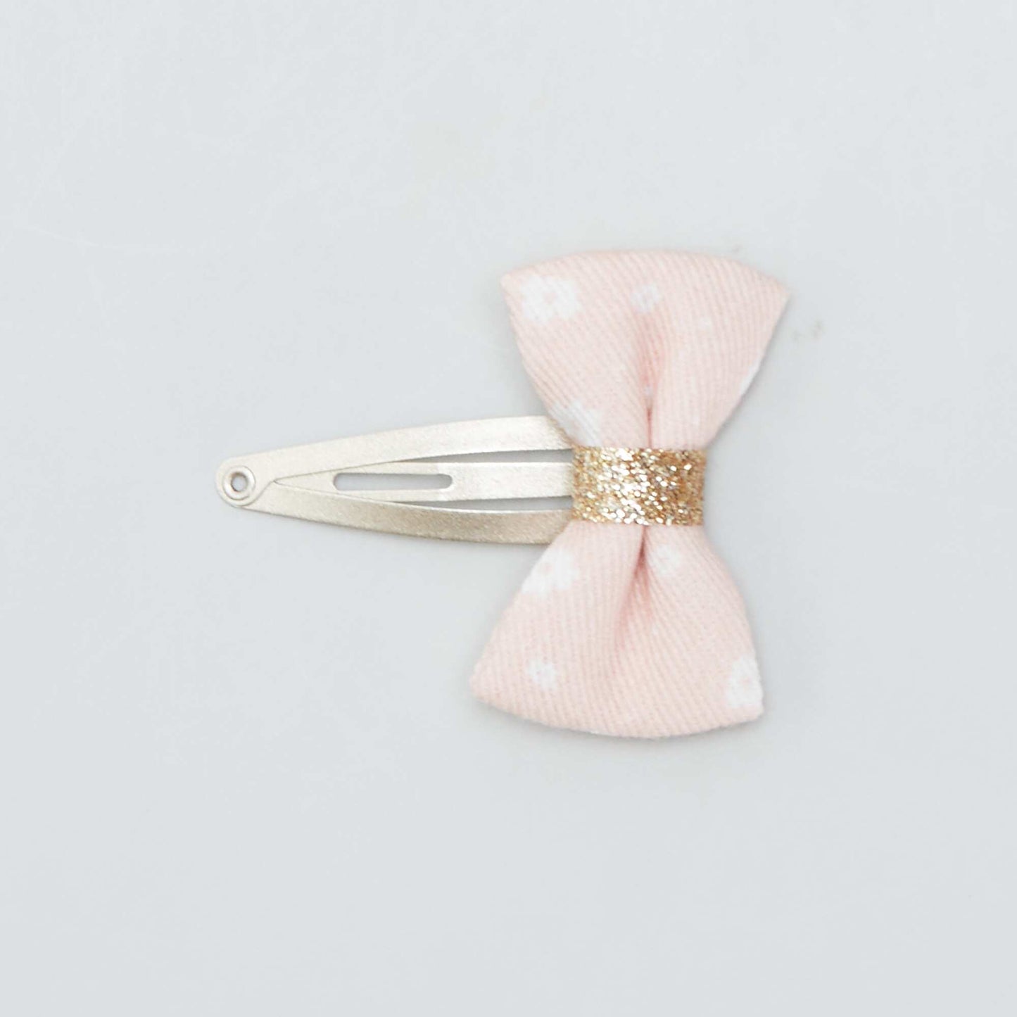 Lot de 3 pinces clic clac noeuds Rose