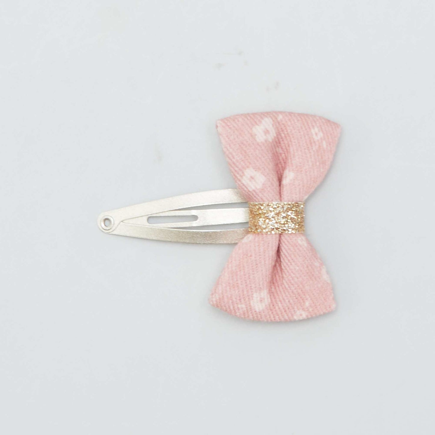 Lot de 3 pinces clic clac noeuds Rose
