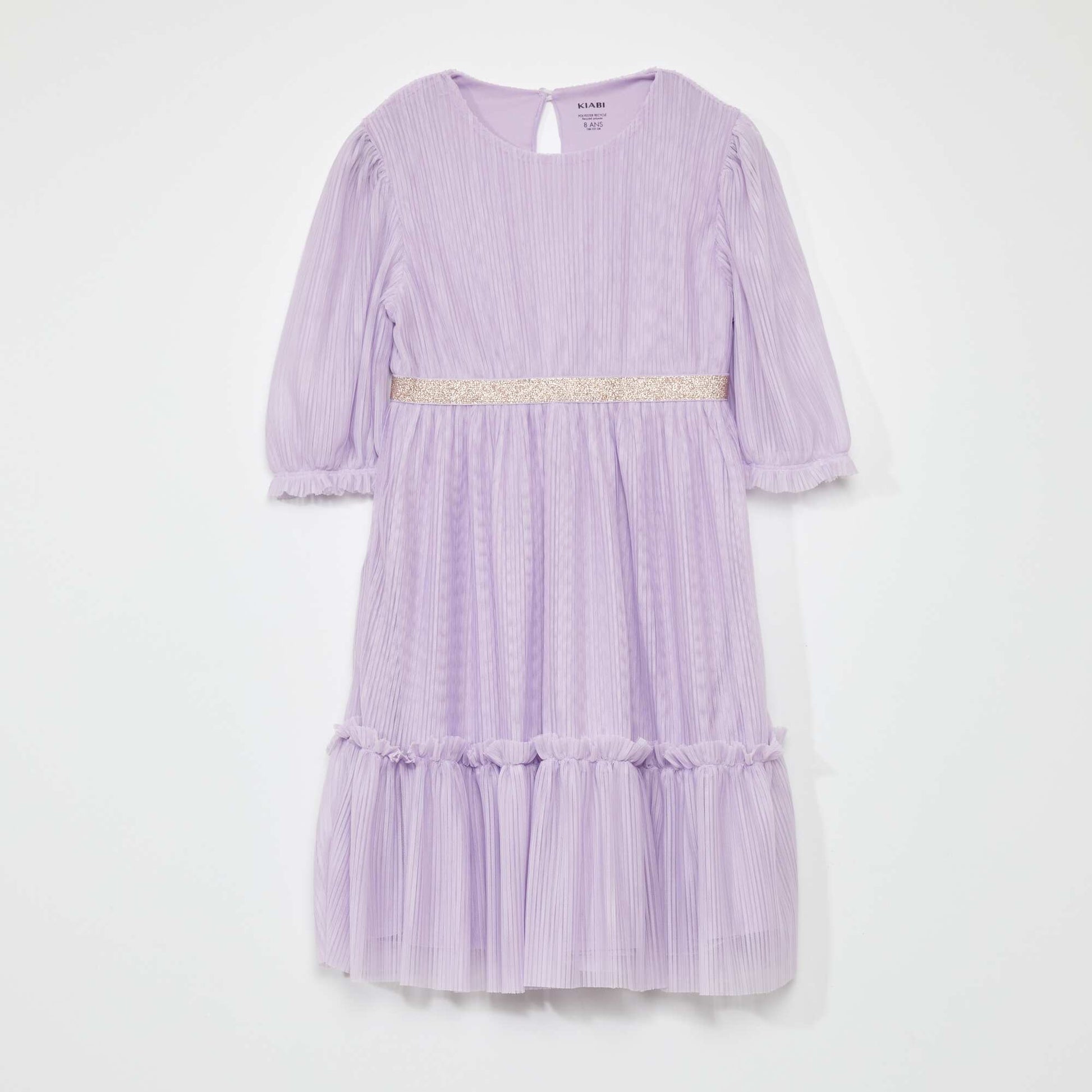 Robe pliss e Violet