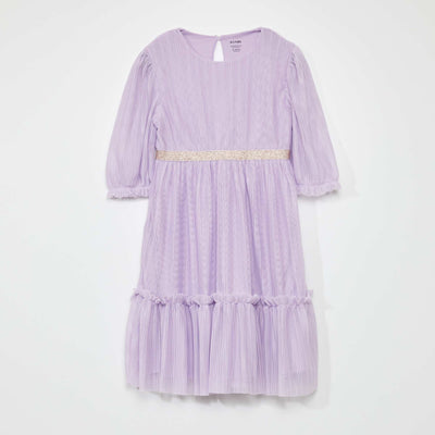 Robe pliss e Violet