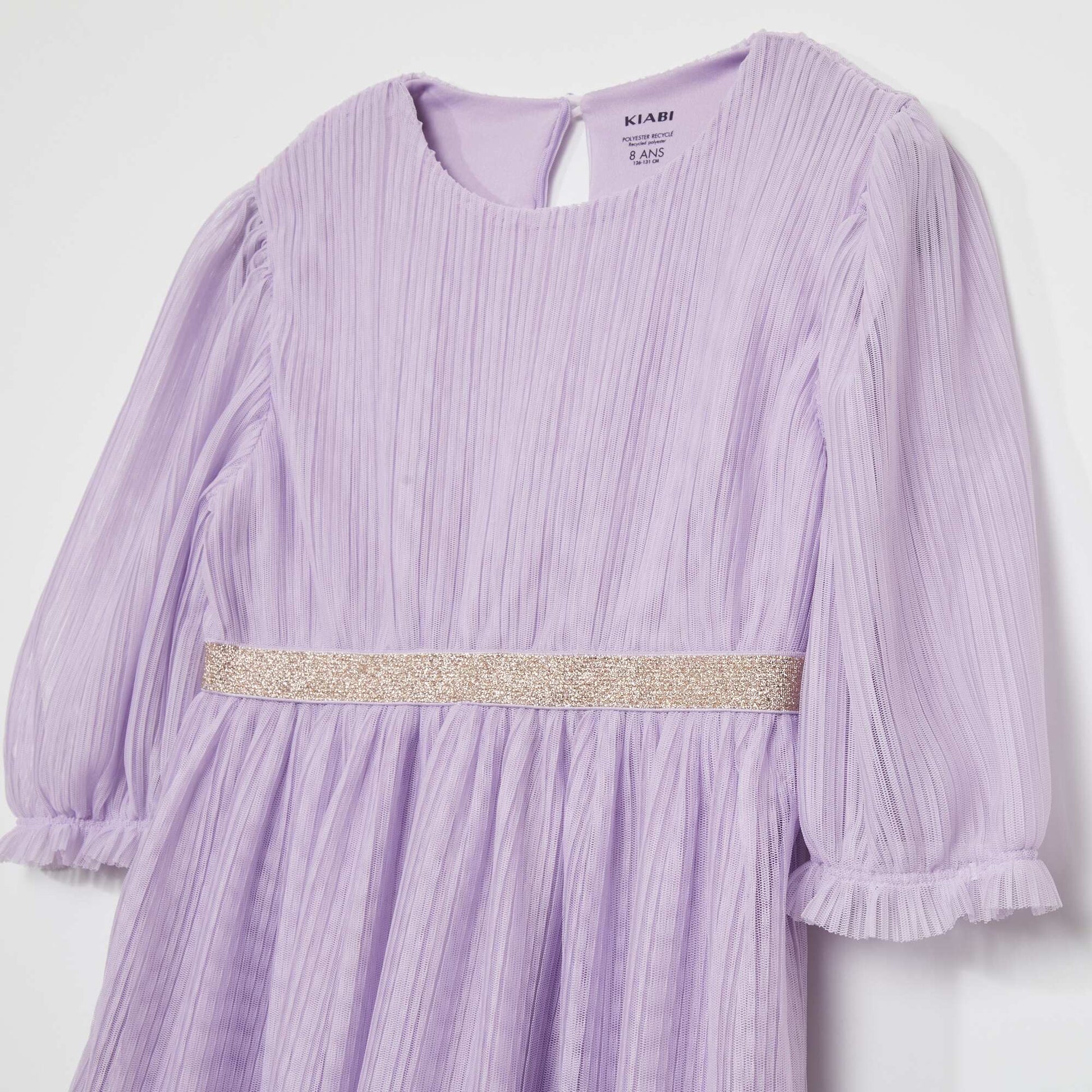 Robe pliss e Violet