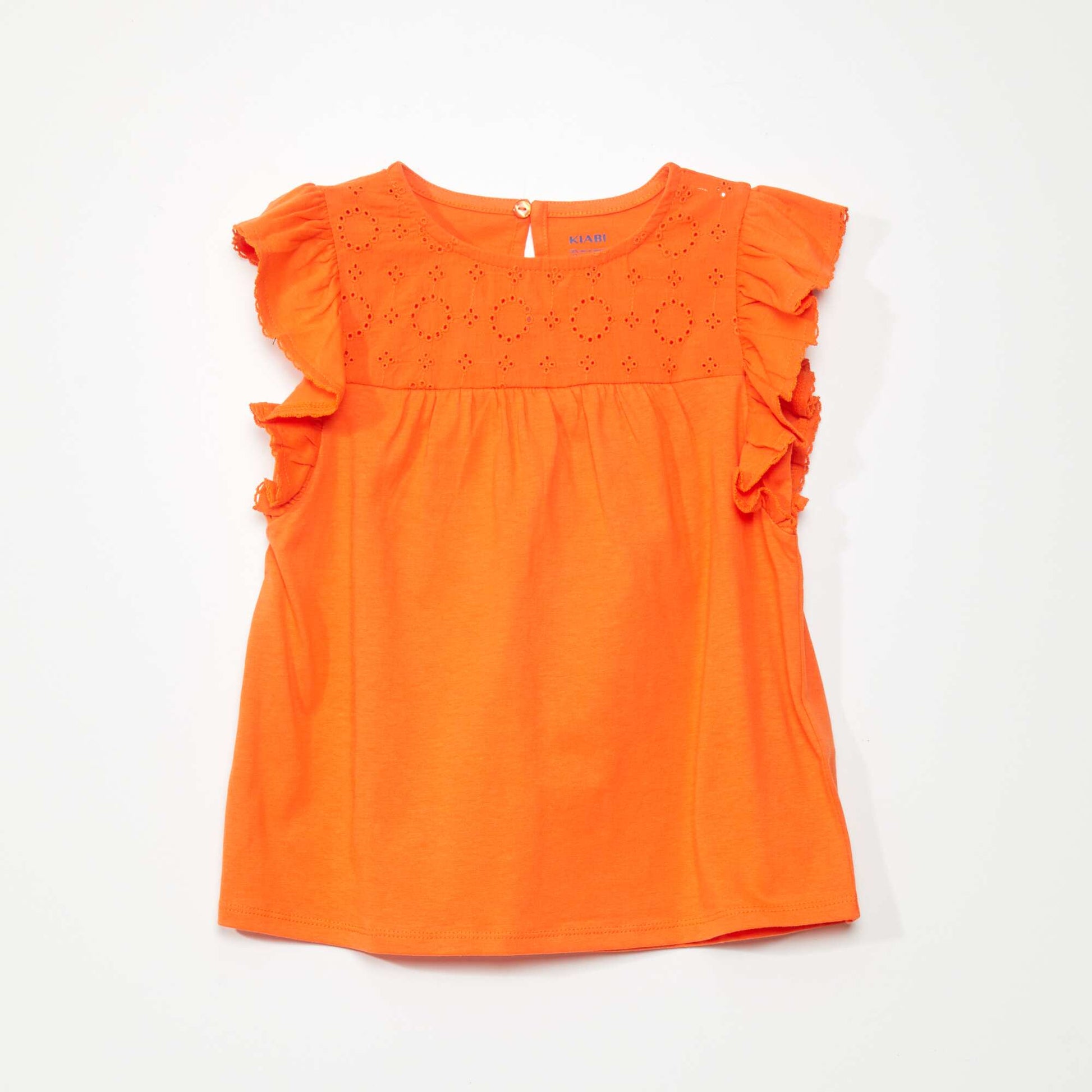 T-shirt avec broderie ORANGE