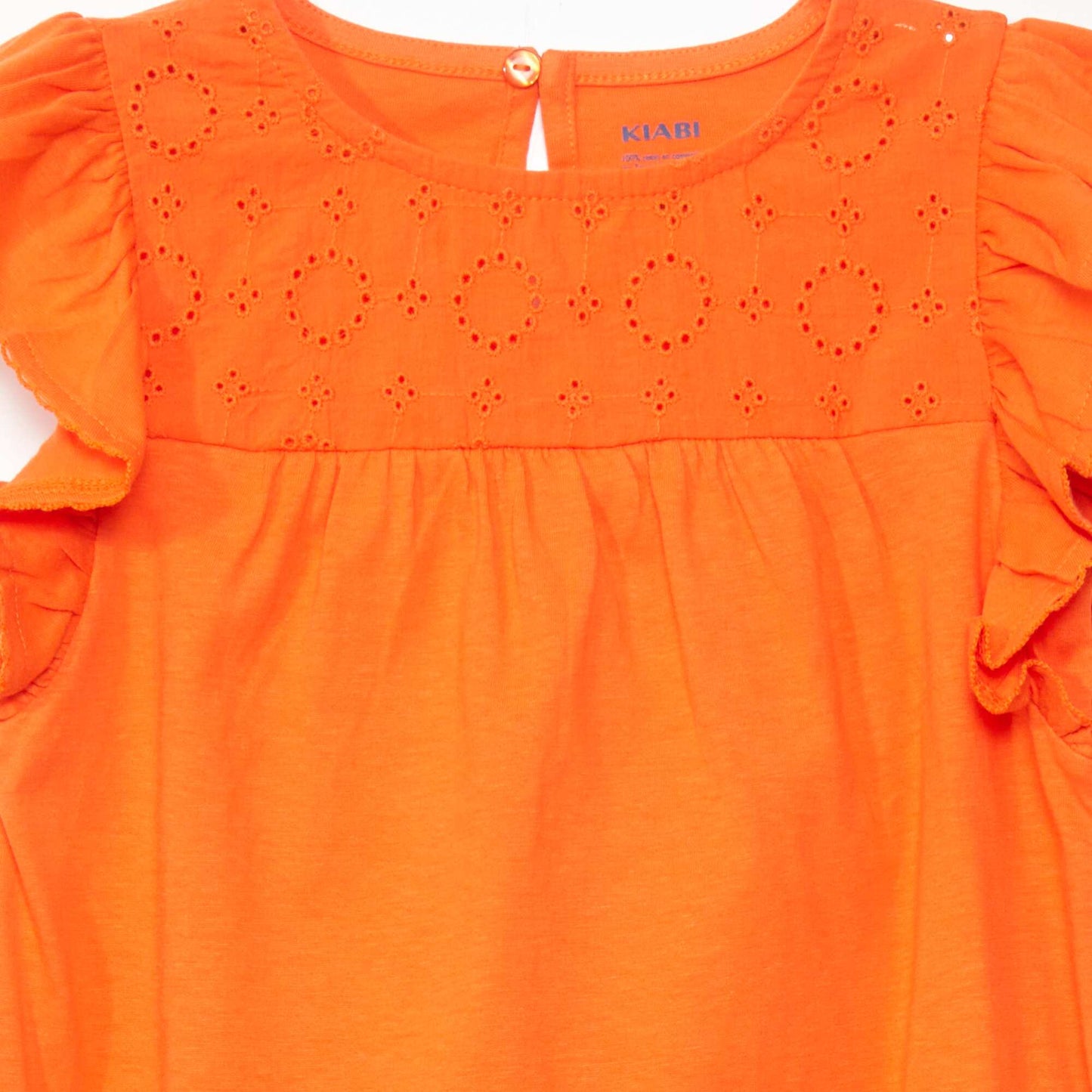 T-shirt avec broderie ORANGE