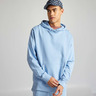 Sweat capuche Bleu