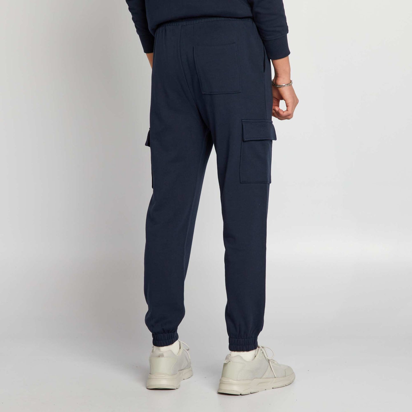 Pantalon de jogging style cargo Bleu marine