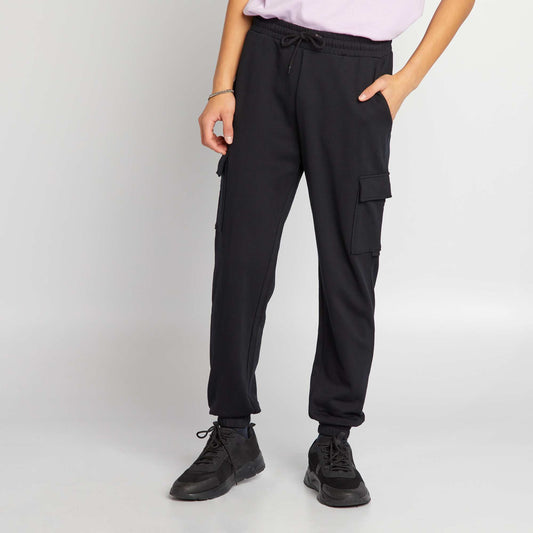 Pantalon de jogging style cargo noir