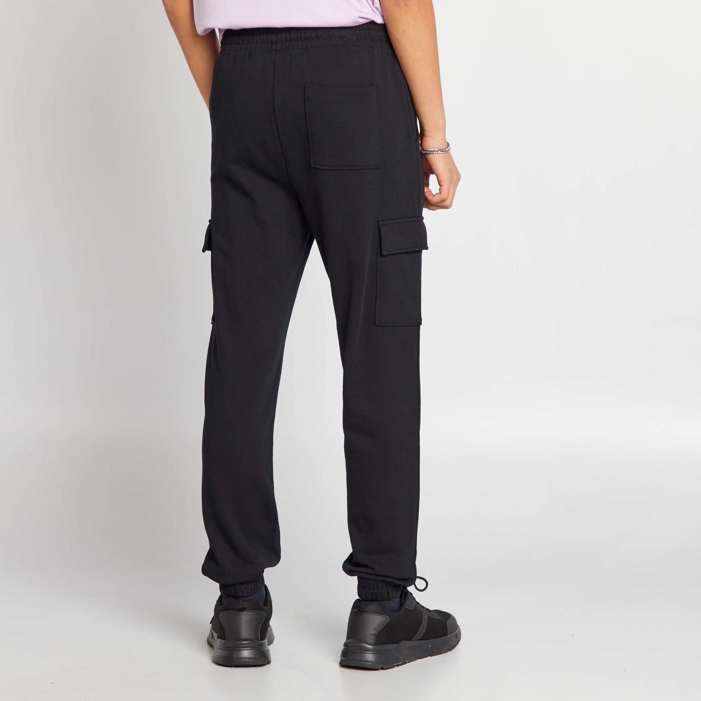 Pantalon de jogging style cargo noir