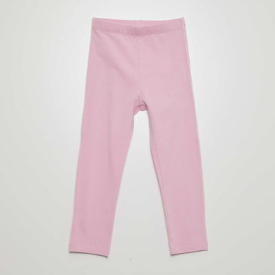 Legging en jersey stretch taille lastiqu e Rose