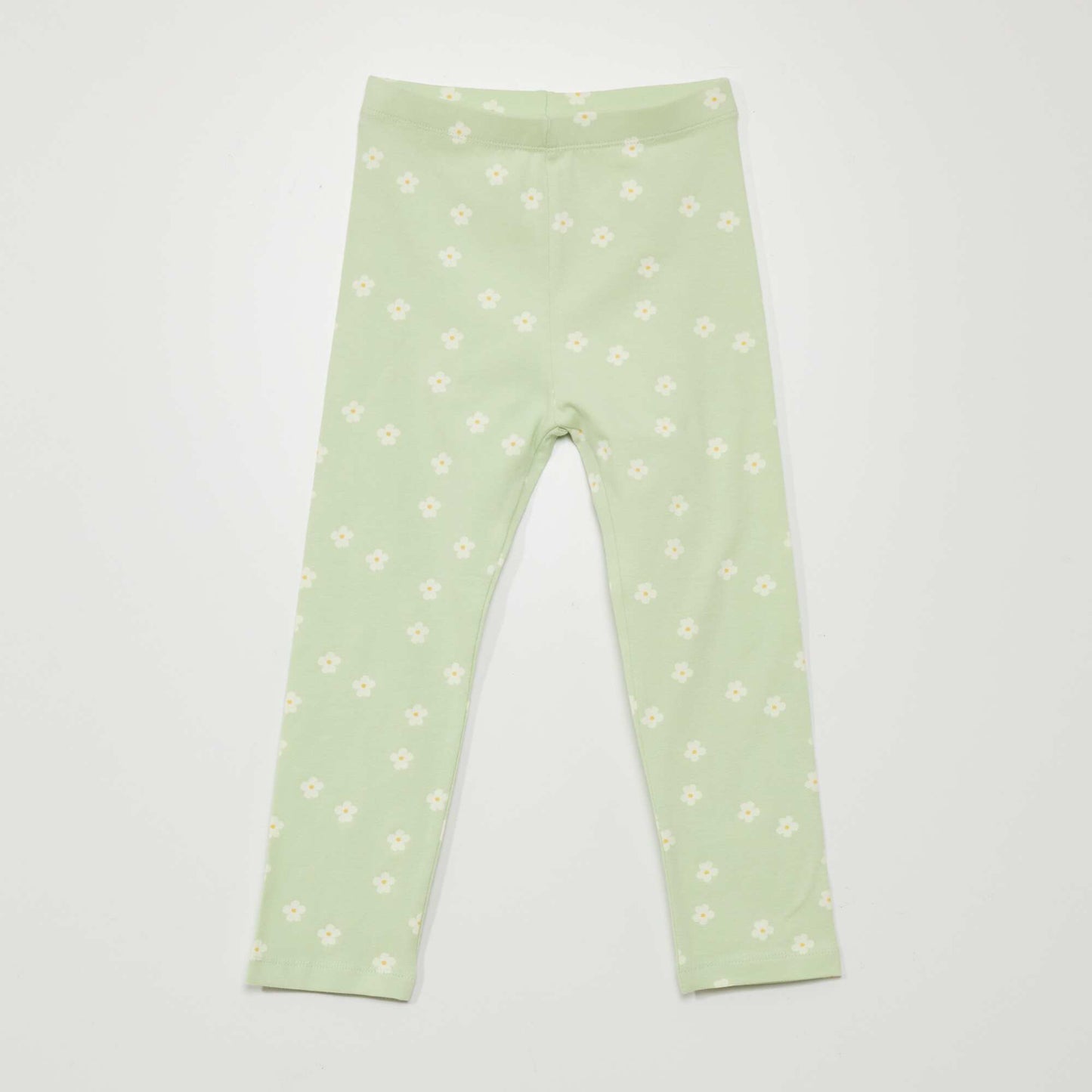 Legging en jersey stretch taille lastiqu e Vert