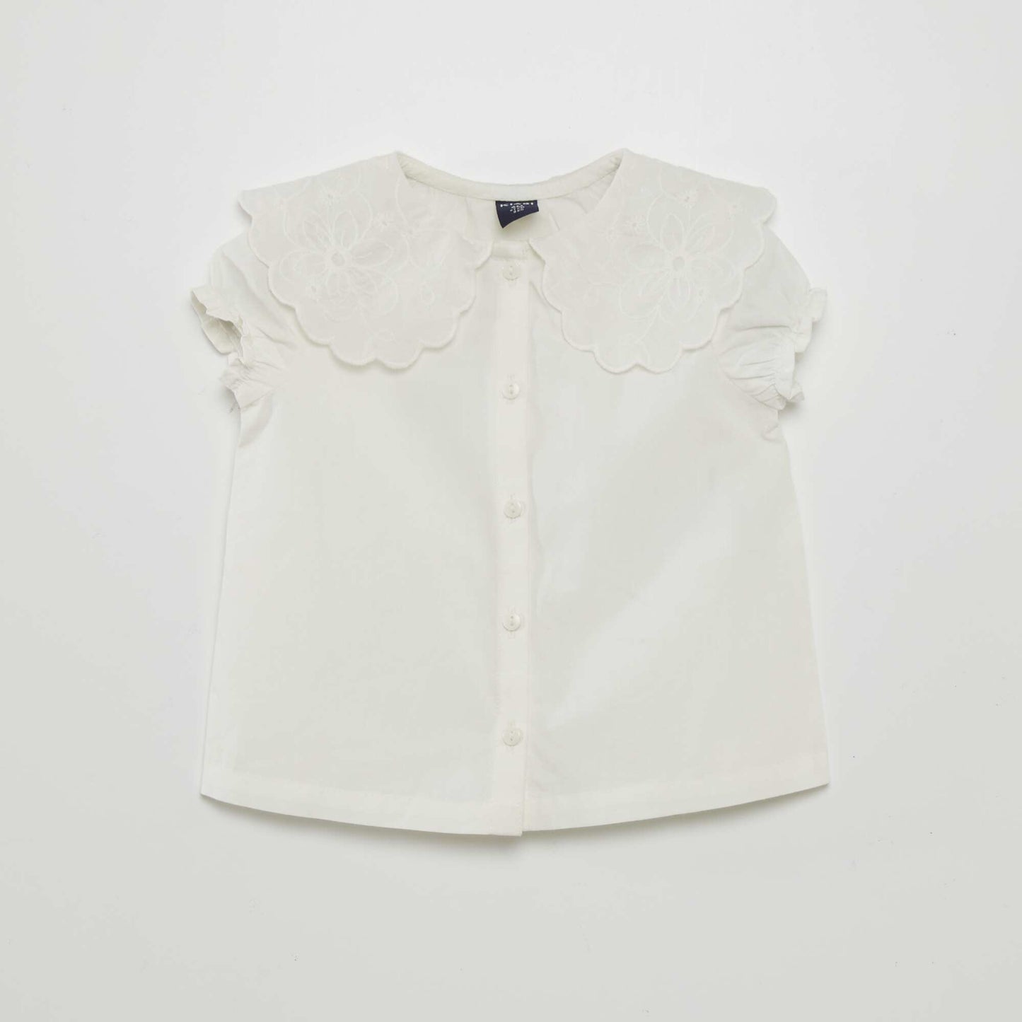 Blouse en popeline blanc