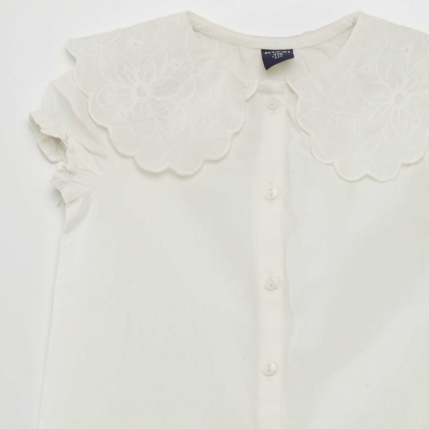 Blouse en popeline blanc