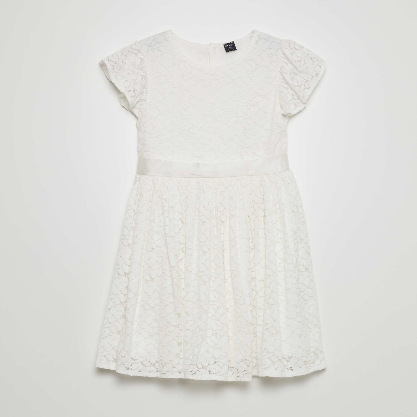 Robe de cérémonie en dentelle blanc