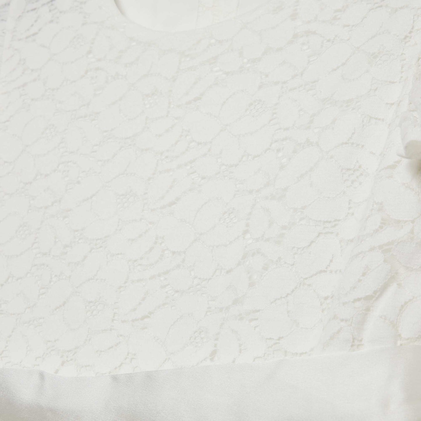 Robe de cérémonie en dentelle blanc