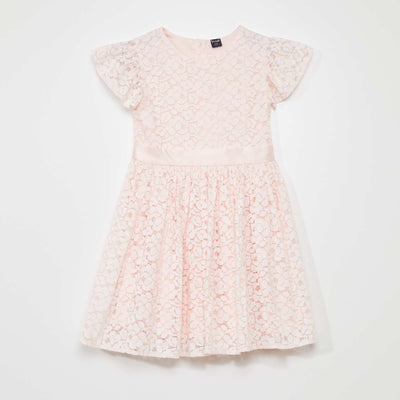 Robe de c r monie en dentelle Rose