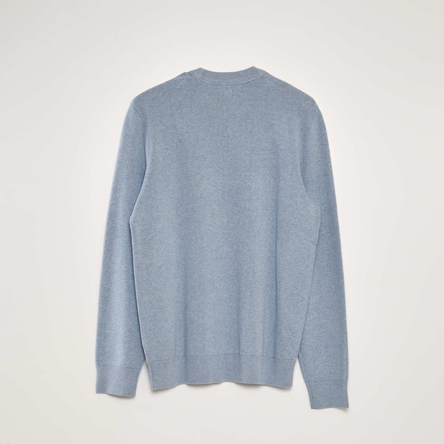 Pull en maille à col rond Bleu