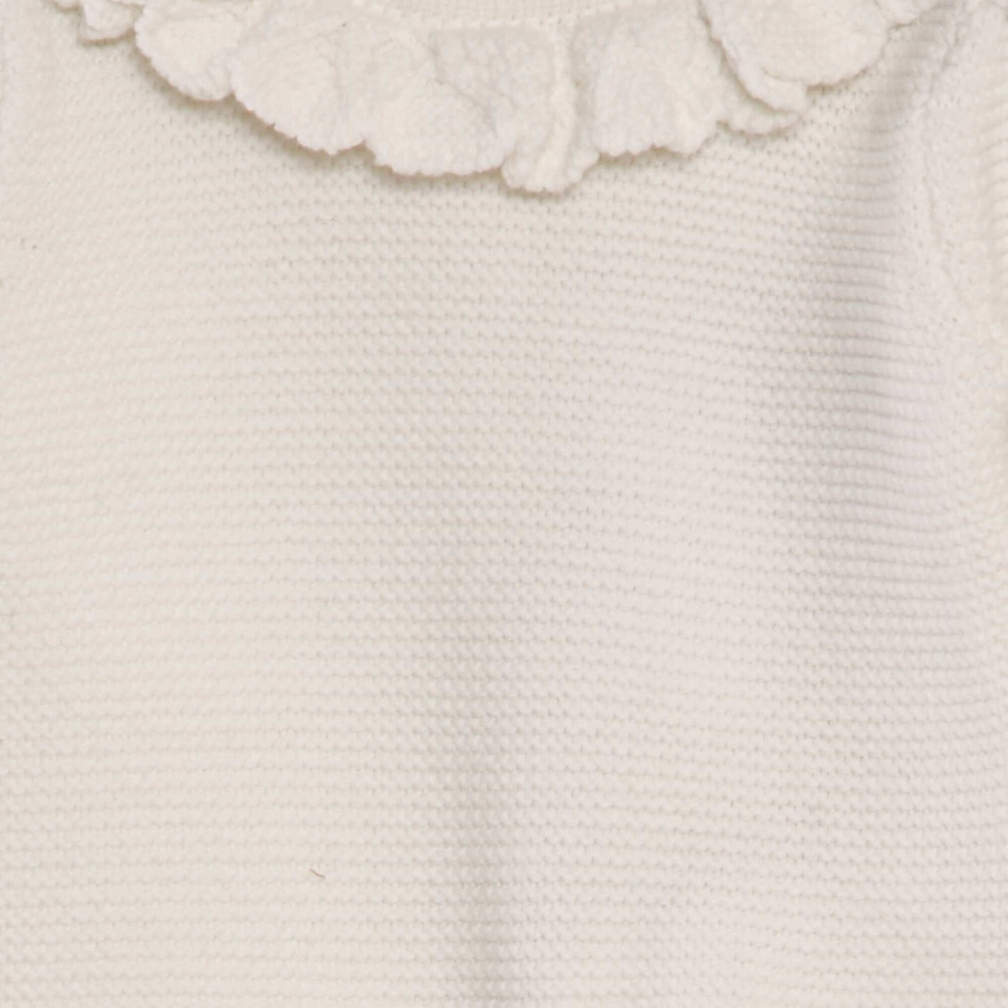 Pull en matière ajourée Beige