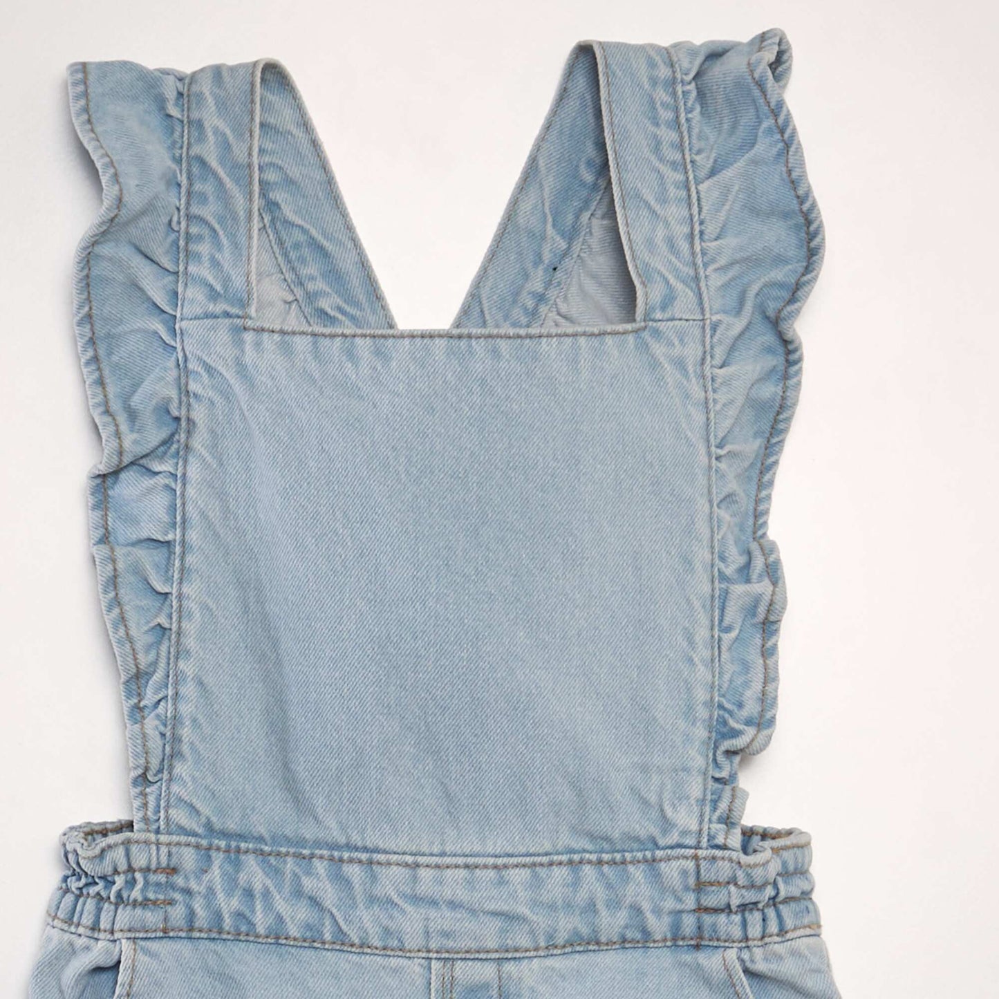 Robe salopette en jean Bleu