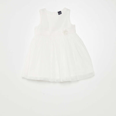 Robe vas e en tulle Blanc