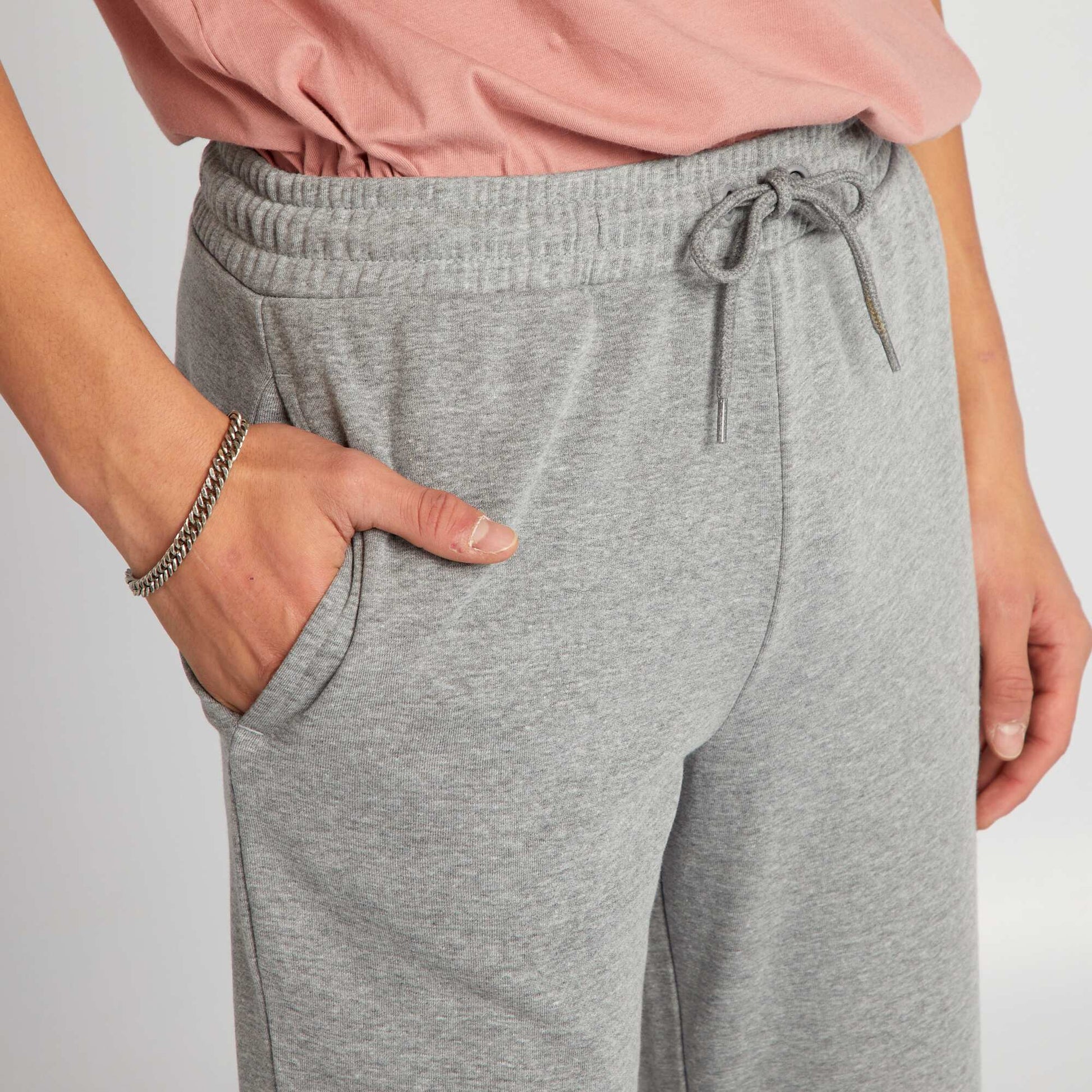 Jogging basique uni Gris