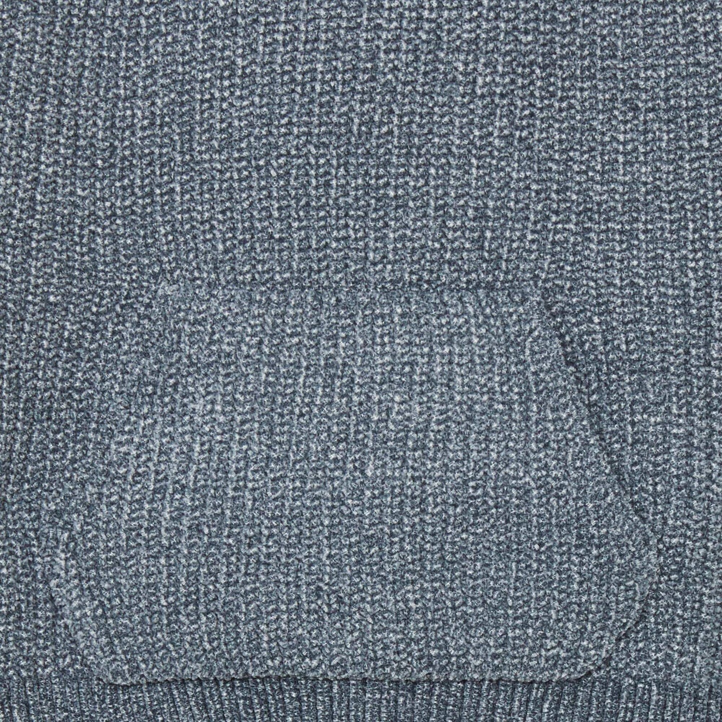 Pull à capuche en maille chenille Gris