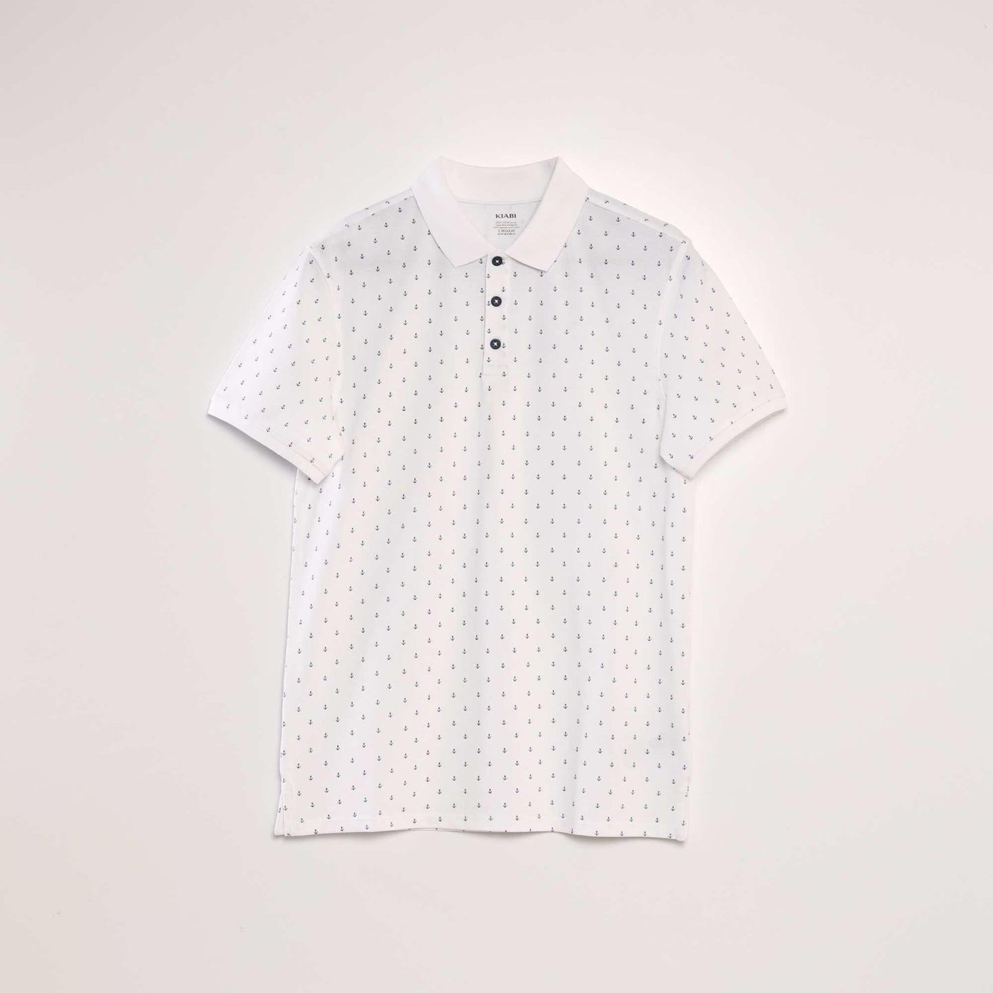 Polo fantaisie Blanc