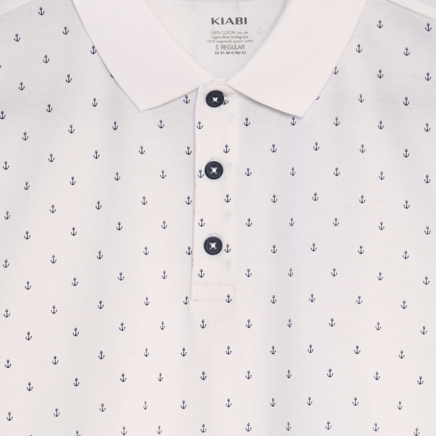 Polo fantaisie Blanc