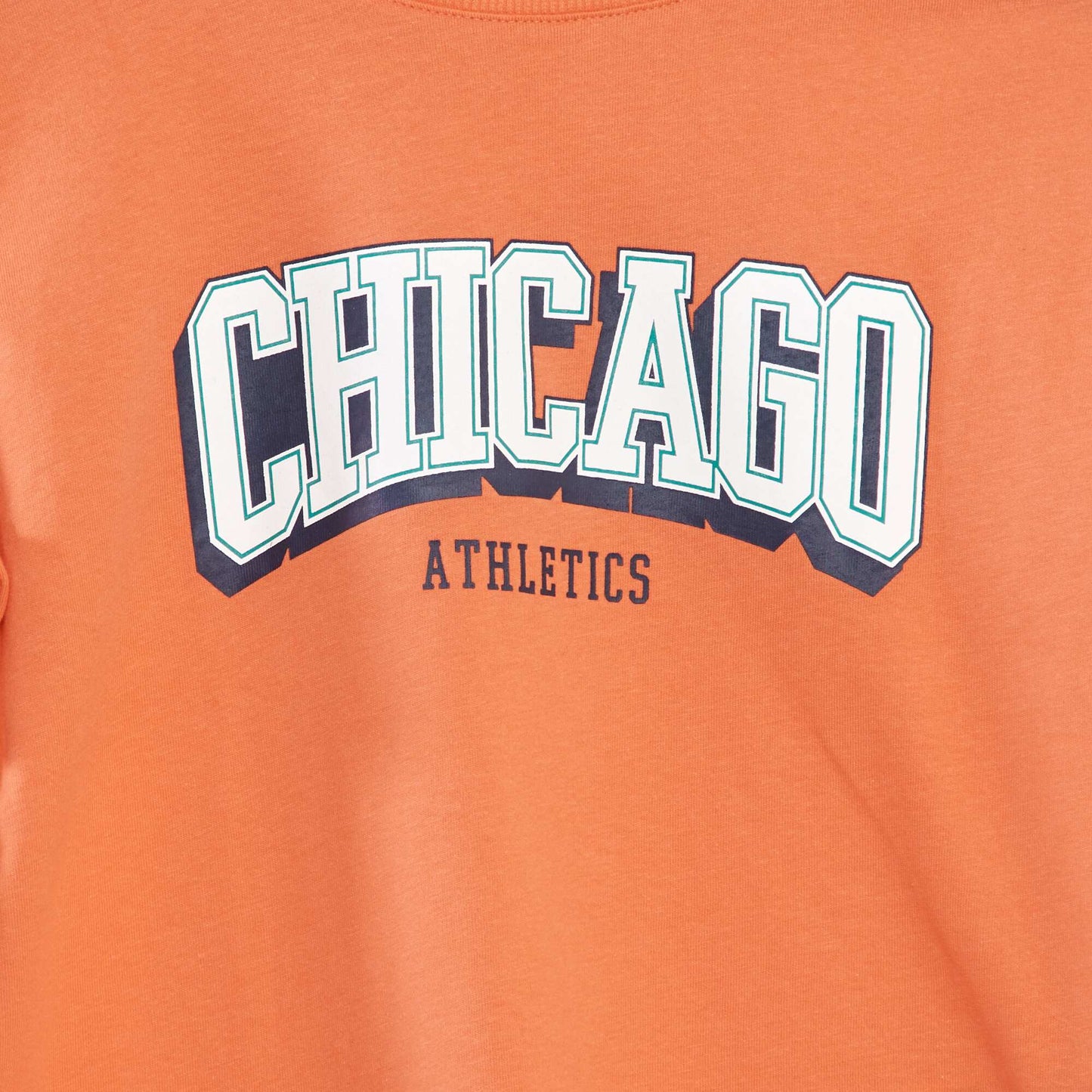 Tee-shirt imprim 'Chicago' coupe loose Rouge